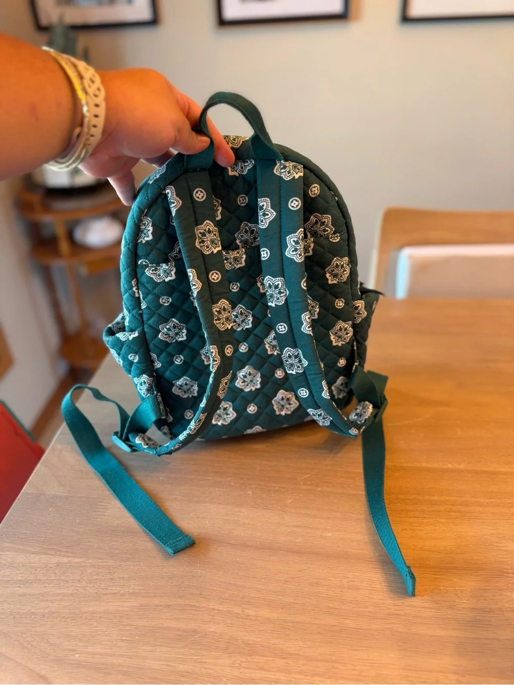 Limited Edition*Vera Bradley NFL Small Backpack in Cotton New York Jets